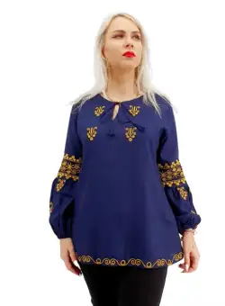 Bluza stilizata cu broderie Jeni