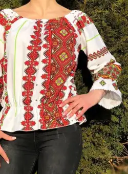 Bluza stilizata cu motive traditionale Daniela 9