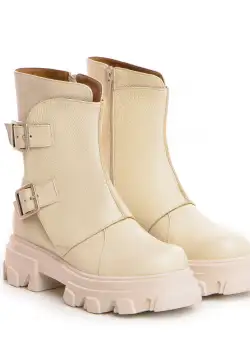 Bocanci Agatha Piele Bizonata Unt