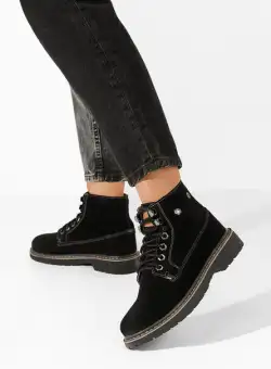 Bocanci dama piele Arvina V2 negri