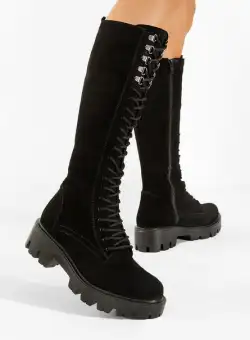 Bocanci dama piele Margia V2 negri