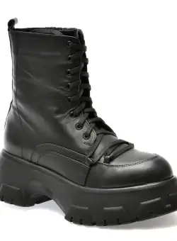 Bocanci GRYXX negri, 5601732, din piele naturala