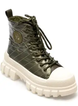 Bocanci GRYXX verzi, D77, din material textil