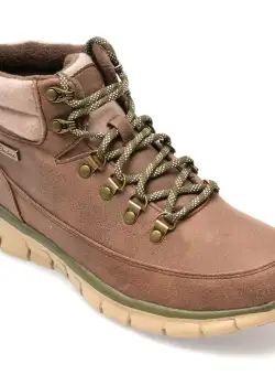 Bocanci SKECHERS maro, SYNERGY, din material textil