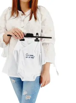 Body bebelus cu mesaj Cu drag de la nasi