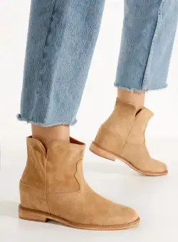 Botine cu platforma Acosta kaki