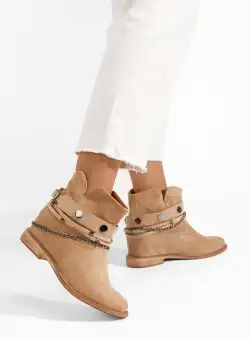 Botine cu platforma Pelona kaki