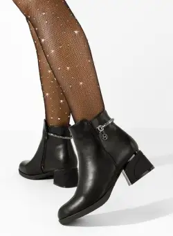 Botine elegante Lumisphera negre