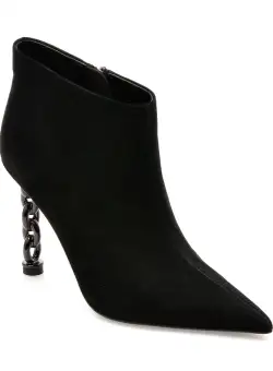Botine EPICA negre, 505940, din piele intoarsa
