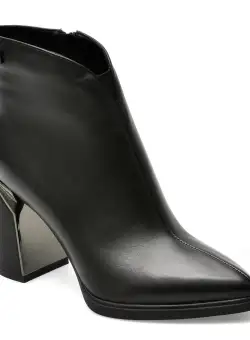 Botine EPICA negre, 71382M4, din piele naturala