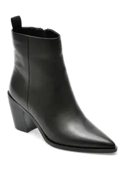 Botine GRYXX negre, 3C629, din piele naturala