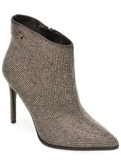 Botine LAURA BIAGIOTTI negre, 8325, din material textil