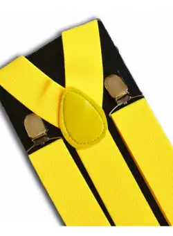 Bretele barbati galbene ZR A4903