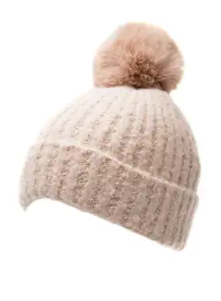 Caciula ALDO roz, WALEA680, din material textil