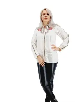 Camasa cu broderie Caliopa