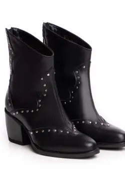 Ciocate Opium bumbi mici argintii piele neagra