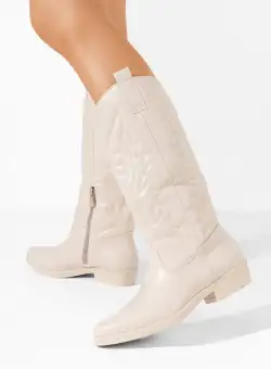 Cizme cowboy dama Venezuela bej