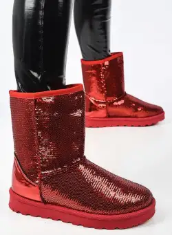 Cizme dama Fantasy Rosii