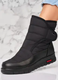 Cizme Dama Imblanite Negre din Fas Jacinta