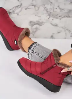 Cizme Dama Imblanite Rosii din Fas Adora