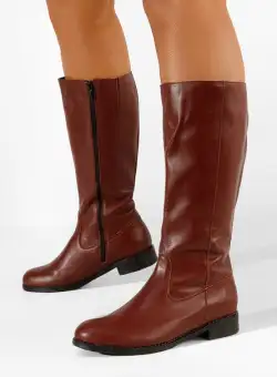 Cizme dama piele bordo Ipora