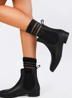 Cizme de cauciuc Brigitta Negre