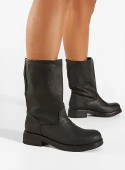 Cizme scurte dama Izanoa negre