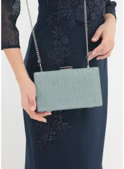Clutch vernil cu glitter