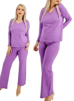 Compleu dama cu lycra si tricot Nadia