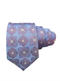 Cravata 432 bleu Massimo Clessi