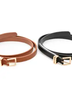 Curea ALDO negre, HALERIEL970, din piele ecologica