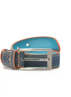 Curea LA GALERE bleumarin, 49616, din piele intoarsa