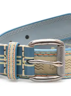 Curea LA GALERE gri, 7871640, din piele intoarsa