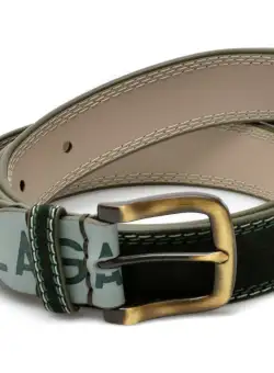 Curea LA GALERE kaki, 3371640, din piele intoarsa