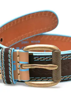 Curea LA GALERE maro, 7871640, din piele intoarsa