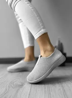 Espadrile dama casual gri E10