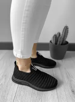 Espadrile dama casual negre CL05