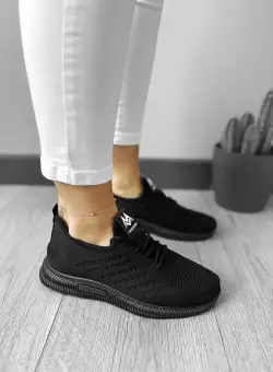 Espadrile dama casual negre CL18 A23-3