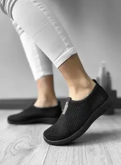 Espadrile dama casual negre E10
