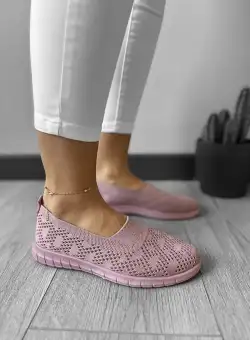 Espadrile dama casual roz CL01