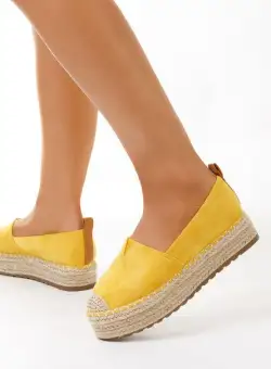 Espadrile dama Molina galbene