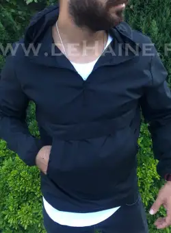 Geaca barbati de toamna bleumarin din fas subtire B2370 O4-1