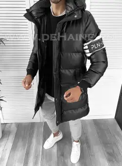 Geaca barbati groasa neagra de iarna 9025 E/**