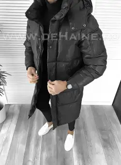 Geaca barbati PARKA neagra indigo lunga 5132 49