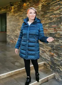 Geaca Rachele turquaz Virginia Blu