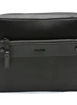 Geanta ALDO neagra, BUBLE001, din piele ecologica