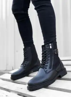 Ghete barbati negre B9764 A9-4