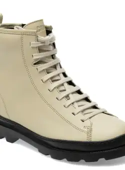 Ghete CAMPER gri, K400325, din piele naturala