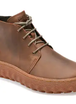 Ghete CAMPER maro, K300330, din piele naturala