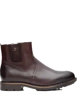 Ghete casual barbati din piele naturala - 859 Maro Box